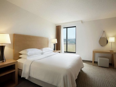 bedroom 1 - hotel embassy suites denver int'l airport - denver, colorado, united states of america