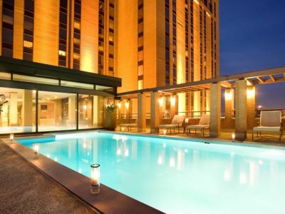 outdoor pool - hotel jw marriott houston - houston, united states of america