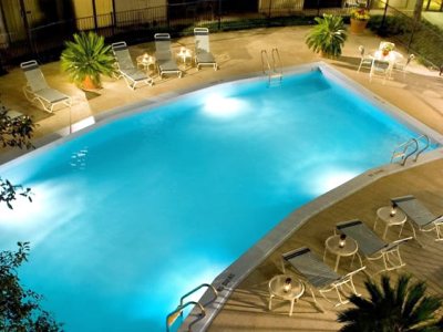 outdoor pool - hotel houston airport marriott george bush - houston, united states of america