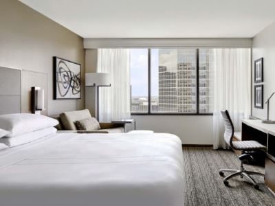 bedroom - hotel marriott medical center/ museum district - houston, united states of america