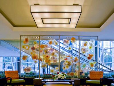 lobby - hotel marriott medical center/ museum district - houston, united states of america