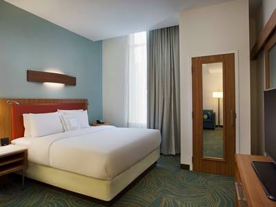 bedroom - hotel springhill suite downtown/convention ctr - houston, united states of america