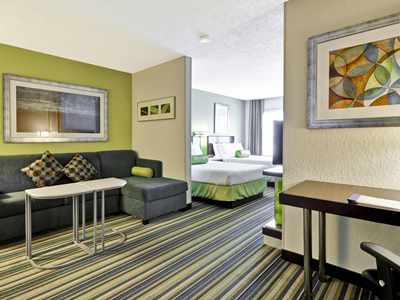 bedroom 2 - hotel springhill suites houston hobby airport - houston, united states of america