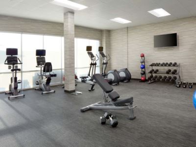 gym - hotel courtyard intercontinental airport - houston, united states of america