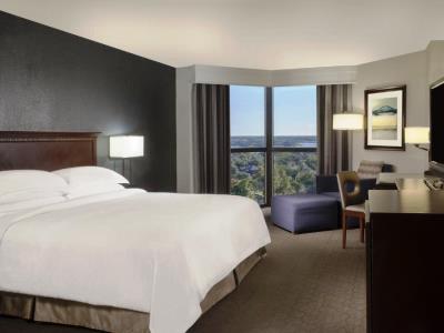bedroom - hotel hilton houston nasa clear lake - houston, united states of america