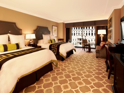 bedroom 1 - hotel caesars palace - las vegas, nevada, united states of america