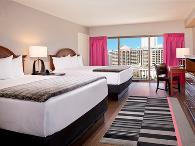bedroom 1 - hotel flamingo las vegas - las vegas, nevada, united states of america