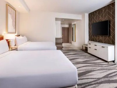 bedroom - hotel conrad las vegas at resorts world - las vegas, nevada, united states of america