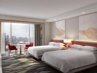 bedroom 1 - hotel conrad las vegas at resorts world - las vegas, nevada, united states of america