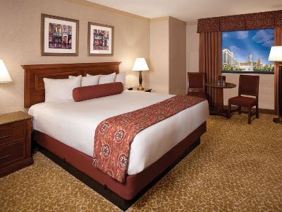 bedroom 8 - hotel harrah's las vegas - las vegas, nevada, united states of america