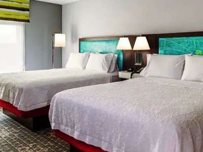 bedroom - hotel hampton inn and suites miami kendall - miami, florida, united states of america