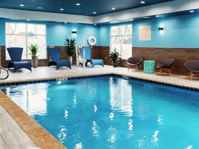 indoor pool - hotel hampton inn and suites miami kendall - miami, florida, united states of america