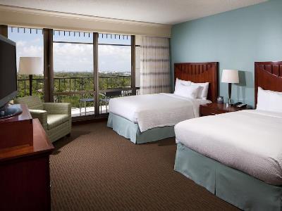 bedroom 2 - hotel courtyard miami coconut grove - miami, florida, united states of america