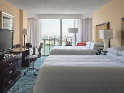 bedroom 3 - hotel marriott biscayne bay - miami, florida, united states of america