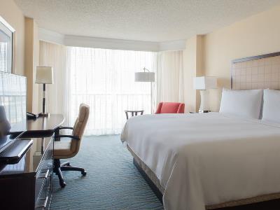 bedroom - hotel marriott biscayne bay - miami, florida, united states of america
