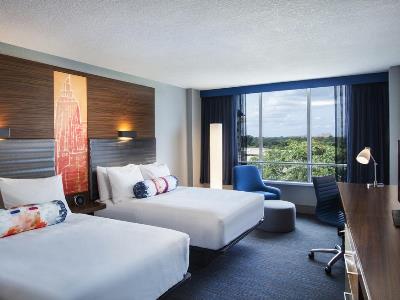 bedroom - hotel aloft miami dadeland - miami, florida, united states of america