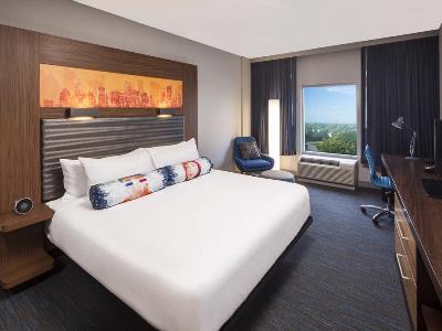 bedroom 1 - hotel aloft miami dadeland - miami, florida, united states of america
