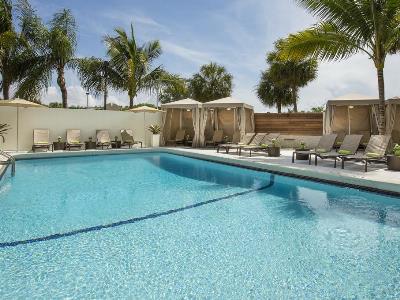 outdoor pool - hotel aloft miami dadeland - miami, florida, united states of america
