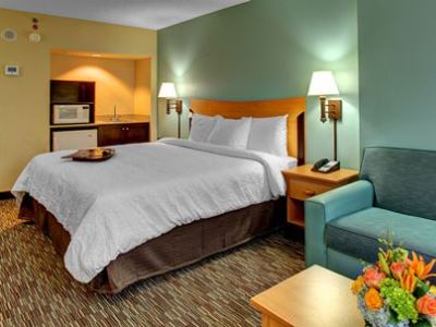 bedroom - hotel hampton inn airport south blue lagoon - miami, florida, united states of america