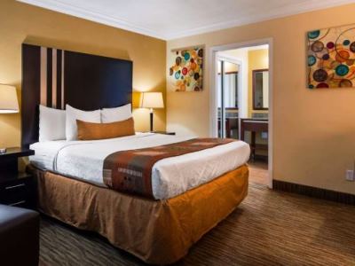 bedroom 2 - hotel best western park crest inn - monterey, united states of america