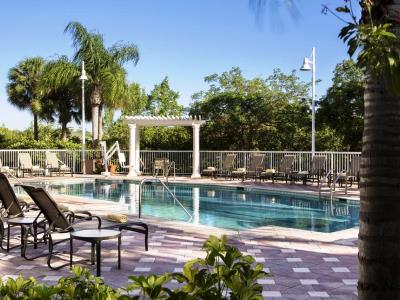 outdoor pool - hotel doubletree suites by hilton - naples, florida, united states of america