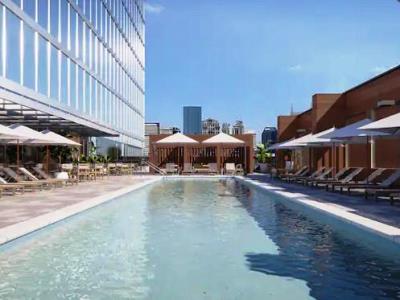 outdoor pool - hotel conrad nashville - nashville, tennessee, united states of america