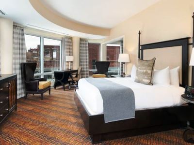 bedroom 1 - hotel inn at penn a hilton hotel - philadelphia, pennsylvania, united states of america