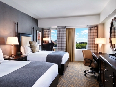 bedroom 4 - hotel inn at penn a hilton hotel - philadelphia, pennsylvania, united states of america