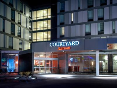 exterior view 1 - hotel courtyard south at the navy yard - philadelphia, pennsylvania, united states of america