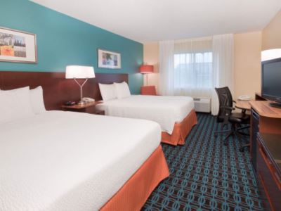 bedroom 1 - hotel fairfield inn philadelphia airport - philadelphia, pennsylvania, united states of america