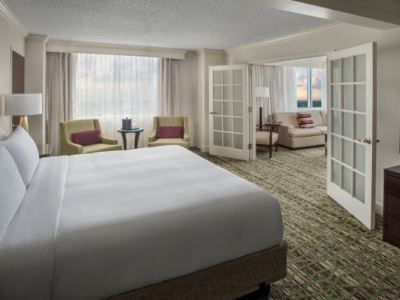 bedroom 4 - hotel philadelphia airport marriott - philadelphia, pennsylvania, united states of america