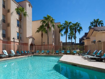 outdoor pool - hotel residence inn phoenix airport - phoenix, arizona, united states of america