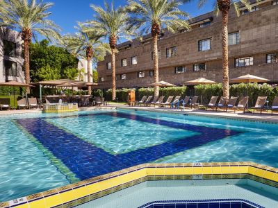 outdoor pool - hotel arizona biltmore, a waldorf astoria - phoenix, arizona, united states of america