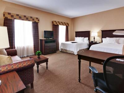 bedroom - hotel hampton inn and suites airport natomas - sacramento, united states of america