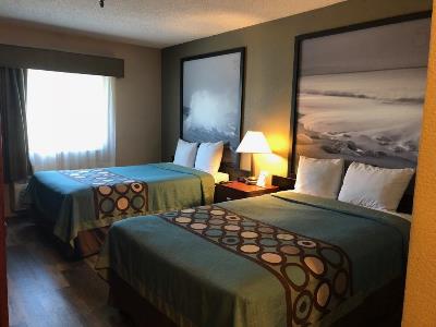 bedroom 1 - hotel super 8 by wyndham sacramento north - sacramento, united states of america