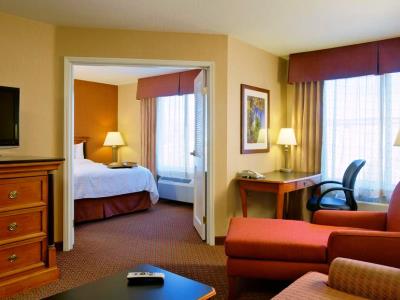 bedroom 2 - hotel hampton inn salt lake city airport - salt lake city, united states of america