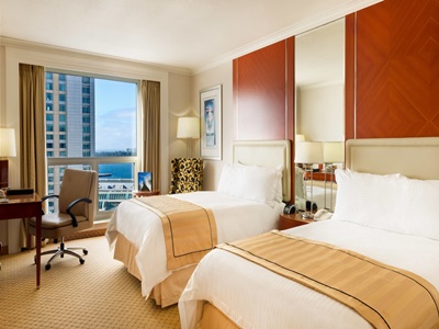 bedroom - hotel marriott gaslamp quarter - san diego, united states of america