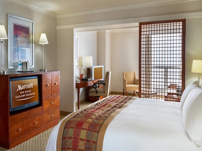 bedroom 1 - hotel marriott gaslamp quarter - san diego, united states of america