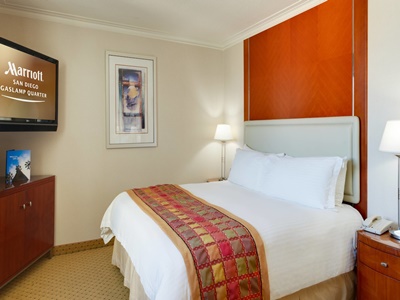 bedroom 2 - hotel marriott gaslamp quarter - san diego, united states of america