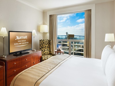 bedroom 3 - hotel marriott gaslamp quarter - san diego, united states of america