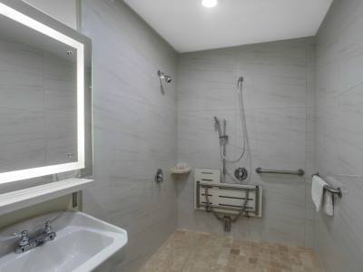bathroom 1 - hotel ramada by wyndham culver city - culver city, united states of america