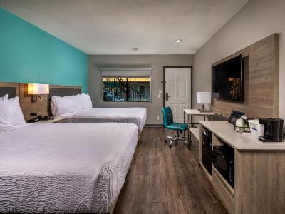 bedroom 2 - hotel travelodge by wyndham lax - el segundo, united states of america