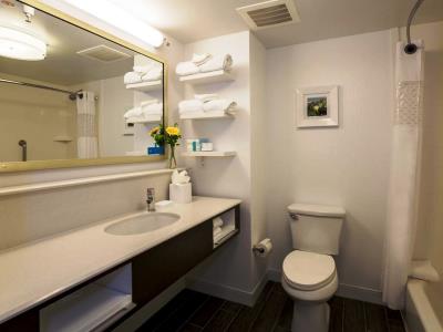 bathroom - hotel hampton inn santa barbara/goleta - goleta, united states of america