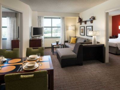 bedroom 1 - hotel residence inn sna airport/orange county - irvine, united states of america