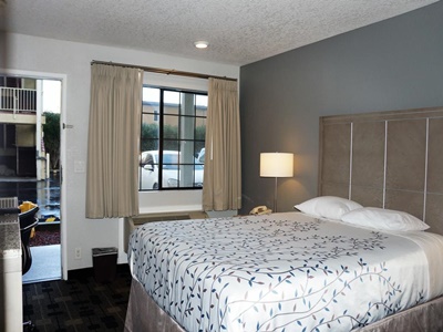 bedroom 1 - hotel americas best value inn silicon valley - milpitas, united states of america
