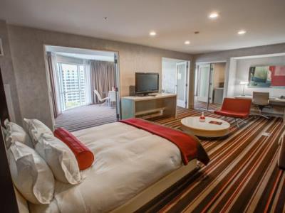 bedroom - hotel hilton san jose - san jose, united states of america