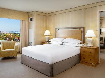 bedroom 1 - hotel hilton santa clara - santa clara, united states of america