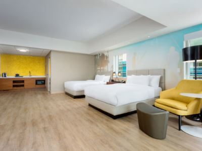 bedroom 3 - hotel courtyard santa monica - santa monica, united states of america