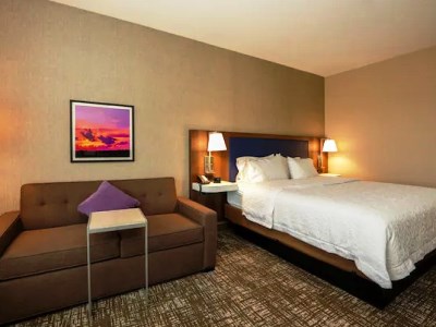 bedroom - hotel hampton inn n suites aurora south denver - aurora, colorado, united states of america