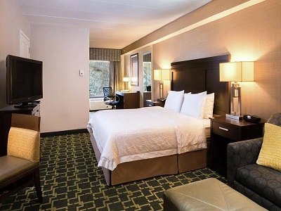 bedroom - hotel hampton inn shelton - shelton, united states of america